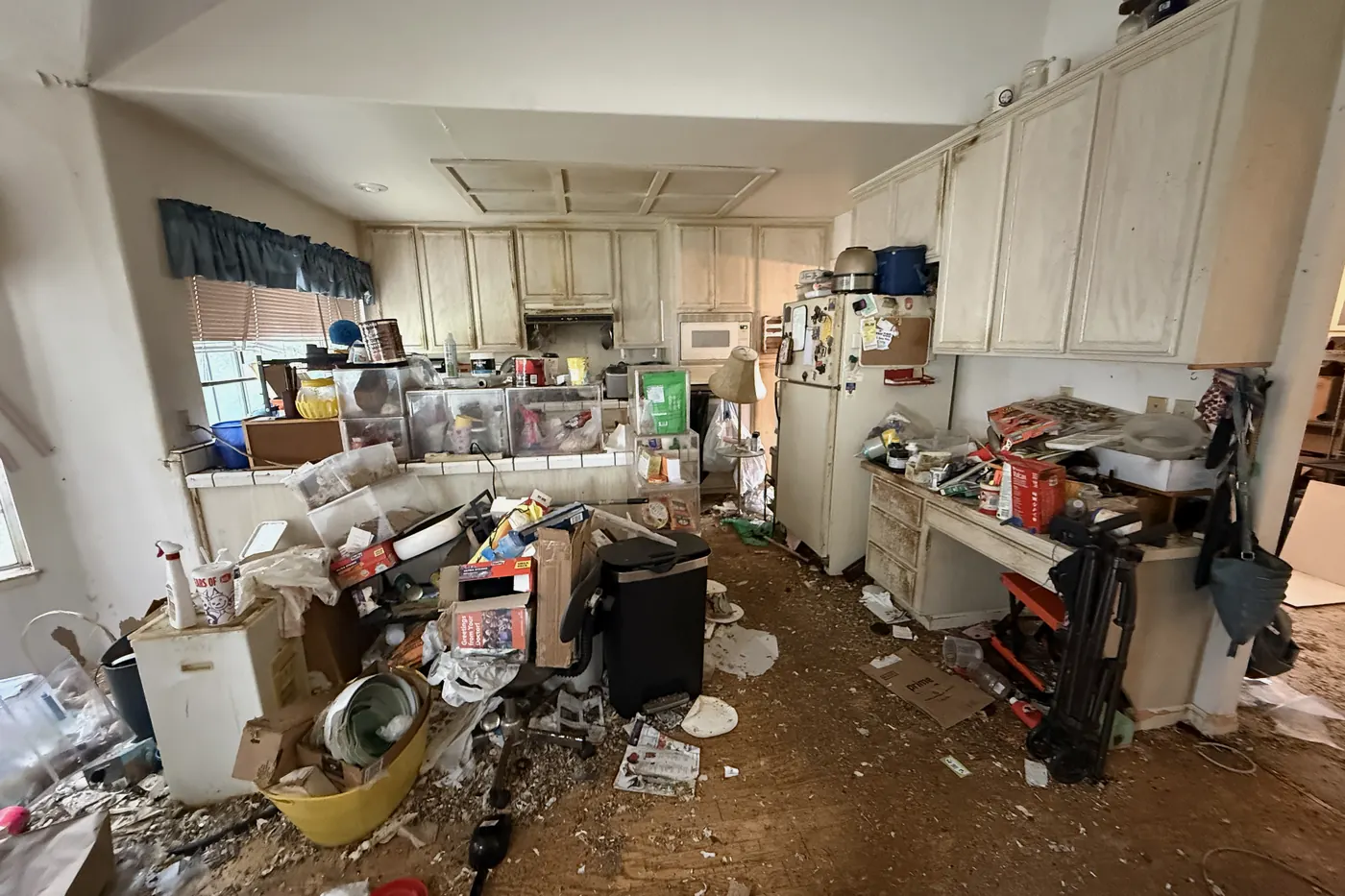 The kitchen as it was when we bought the home